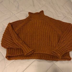 Ribbed Turtleneck Sweater